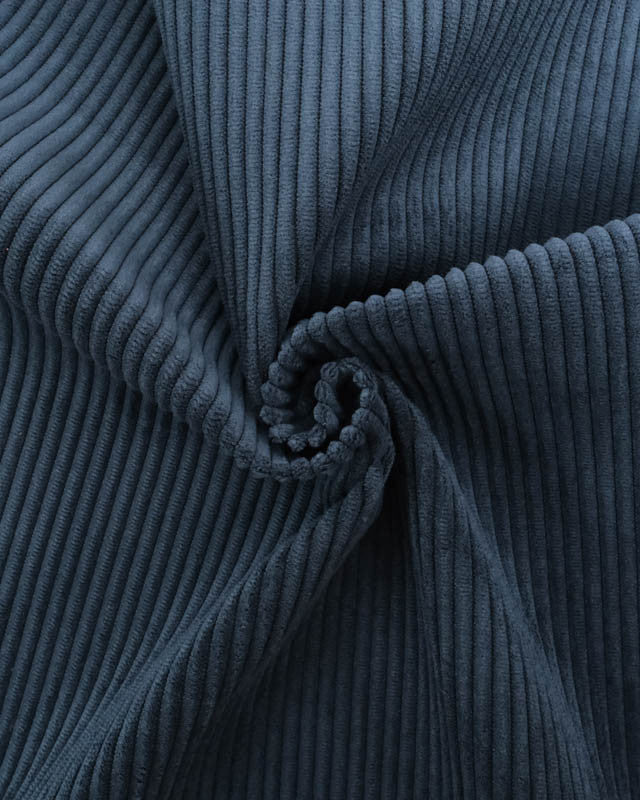 Velours Côtelé Bleu Nuit