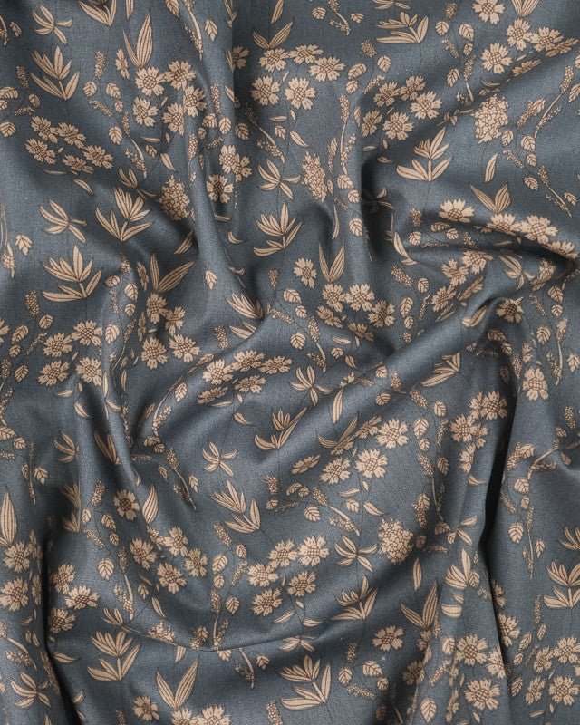 Coton Gris Fleur beige 